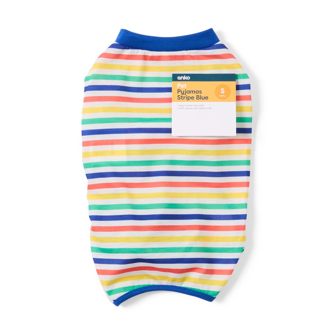 9 Pet Pyjama Stripe - Small, Blue, 9 of 9