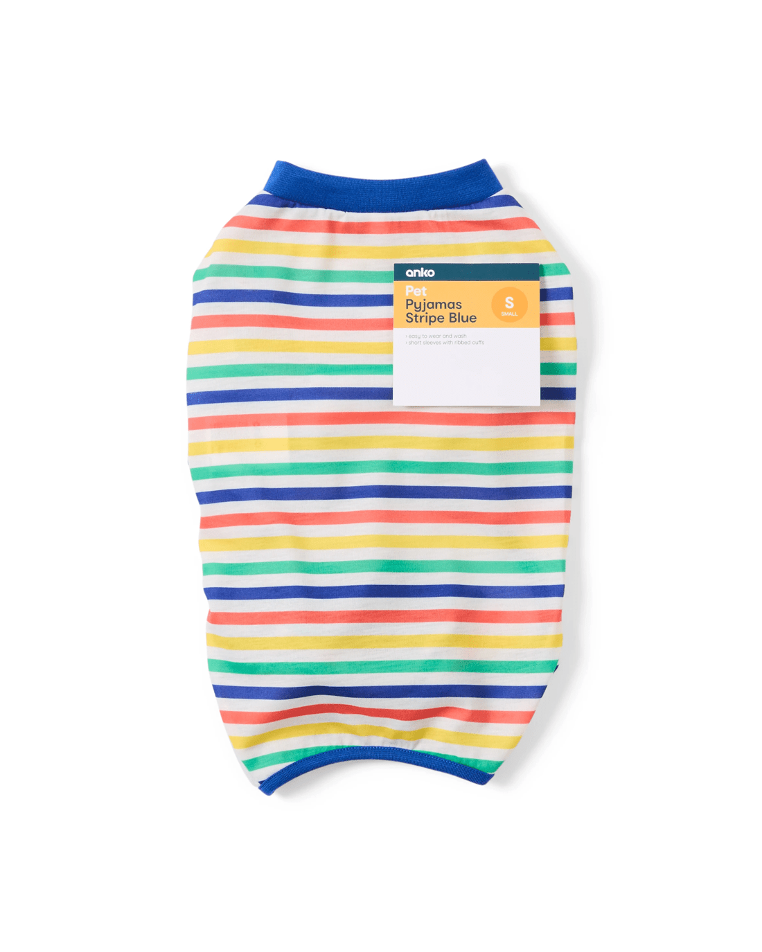 9 Pet Pyjama Stripe - Small, Blue, 9 of 9