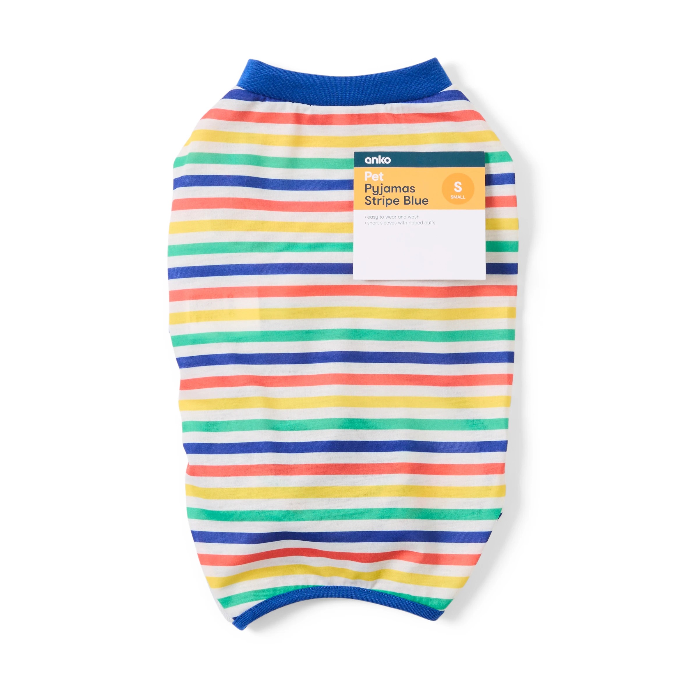 9 Pet Pyjama Stripe - Small, Blue, 9 of 9