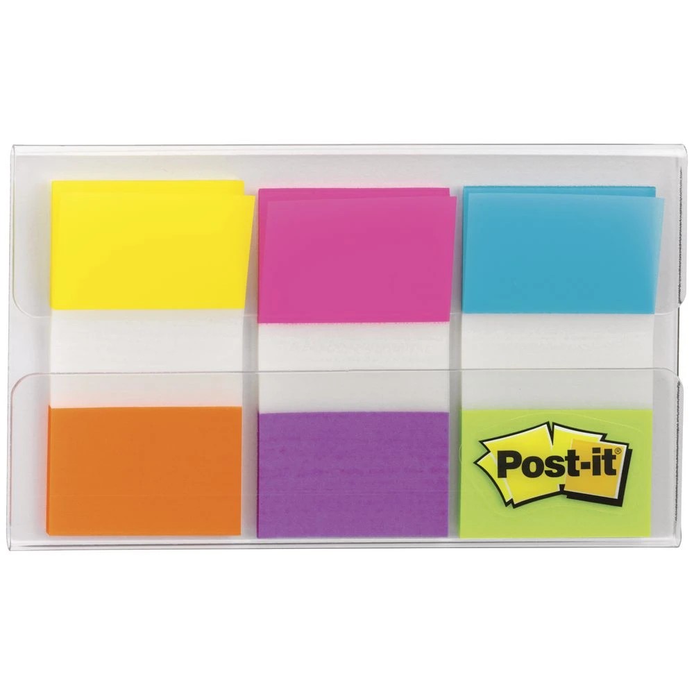 2 Post-it Flags 25x43mm Electric Glow 3 Pack, 2 of 3