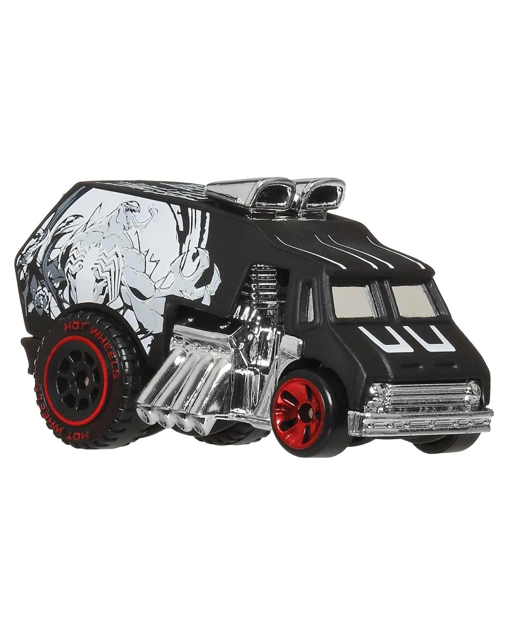 3 Hot Wheels Silver Series Marvel Spider-Man Venom Cool-One Diecast Vehicle, 3 of 5