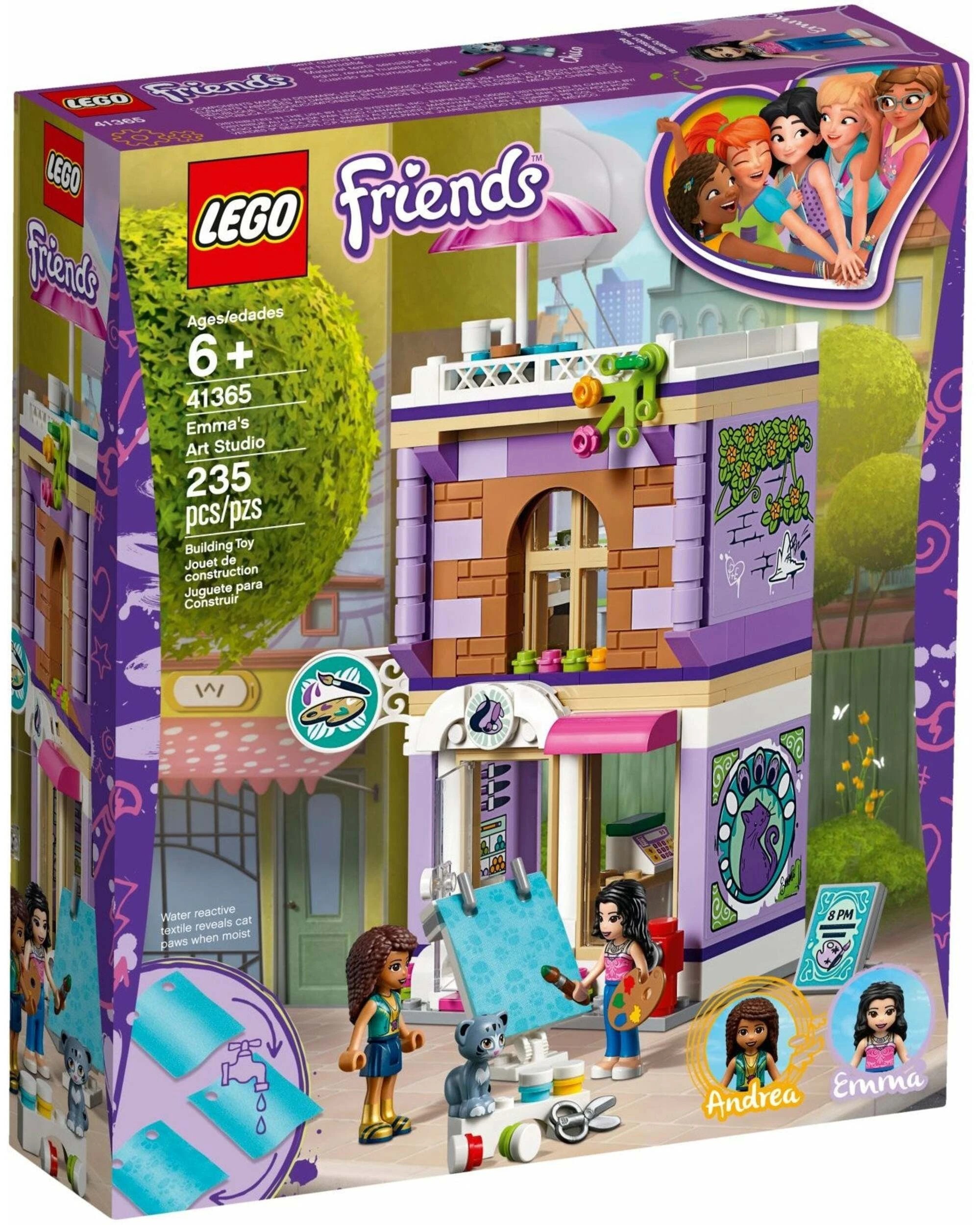 1 LEGO 41365 Emma's Art Studio - Creative Building Toy Set, 1 of 5