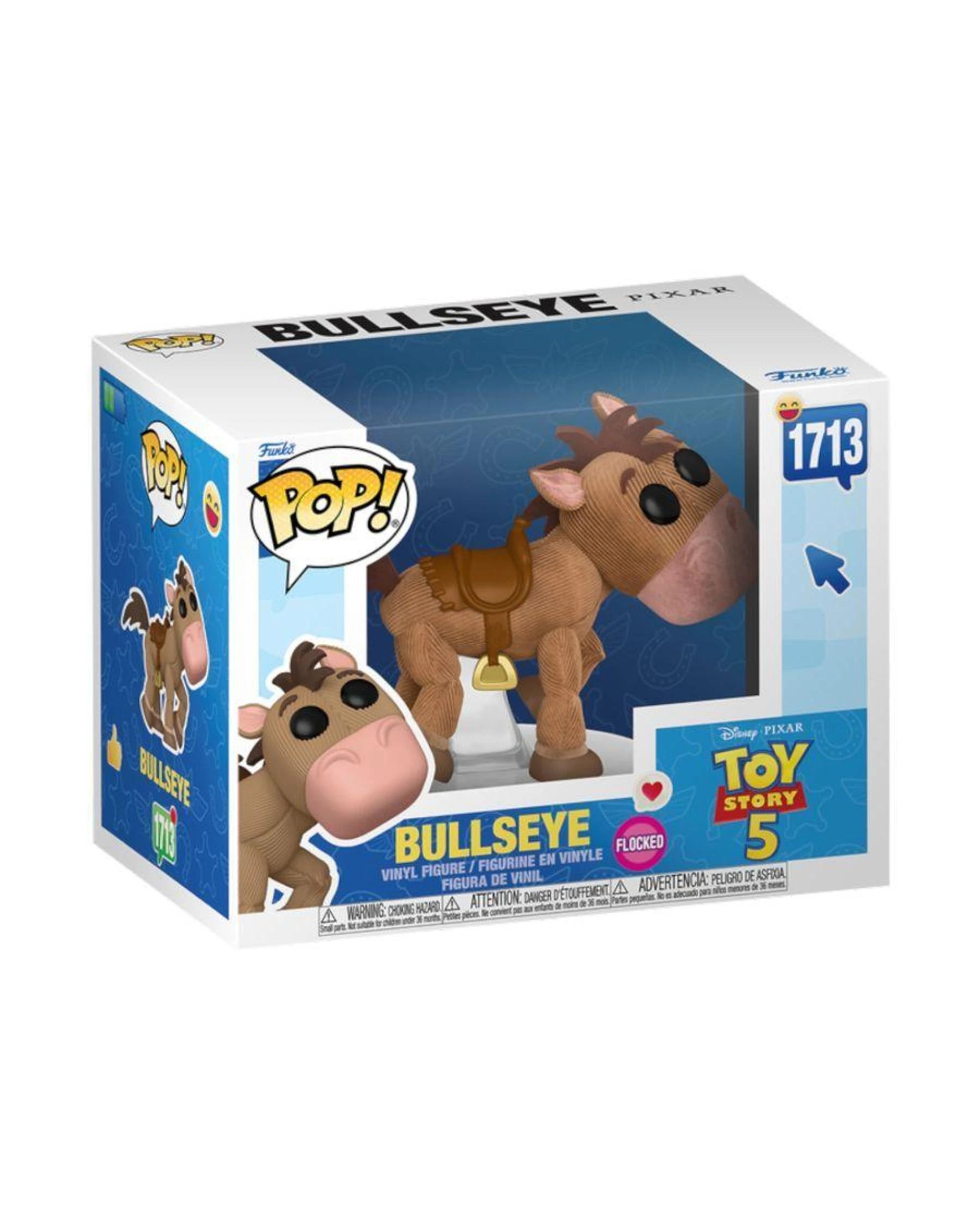 3 Disney Pixar Toy Story 5 Bullseye Flocked Premium Funko POP! Vinyl, 3 of 3