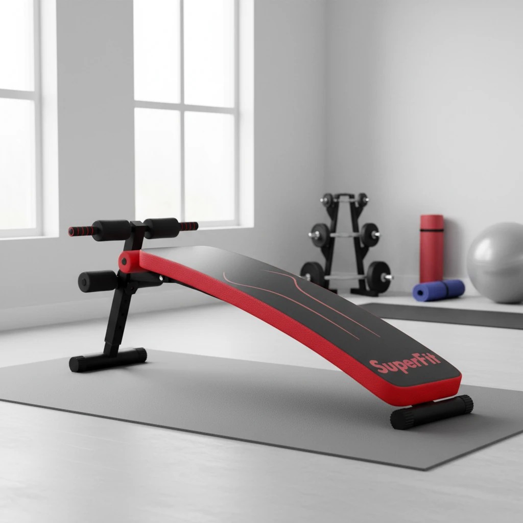 2 Costway Foldable Abdominal Machine Adjustable Sit Up Bench Ab Workout Strength Training, 2 of 2