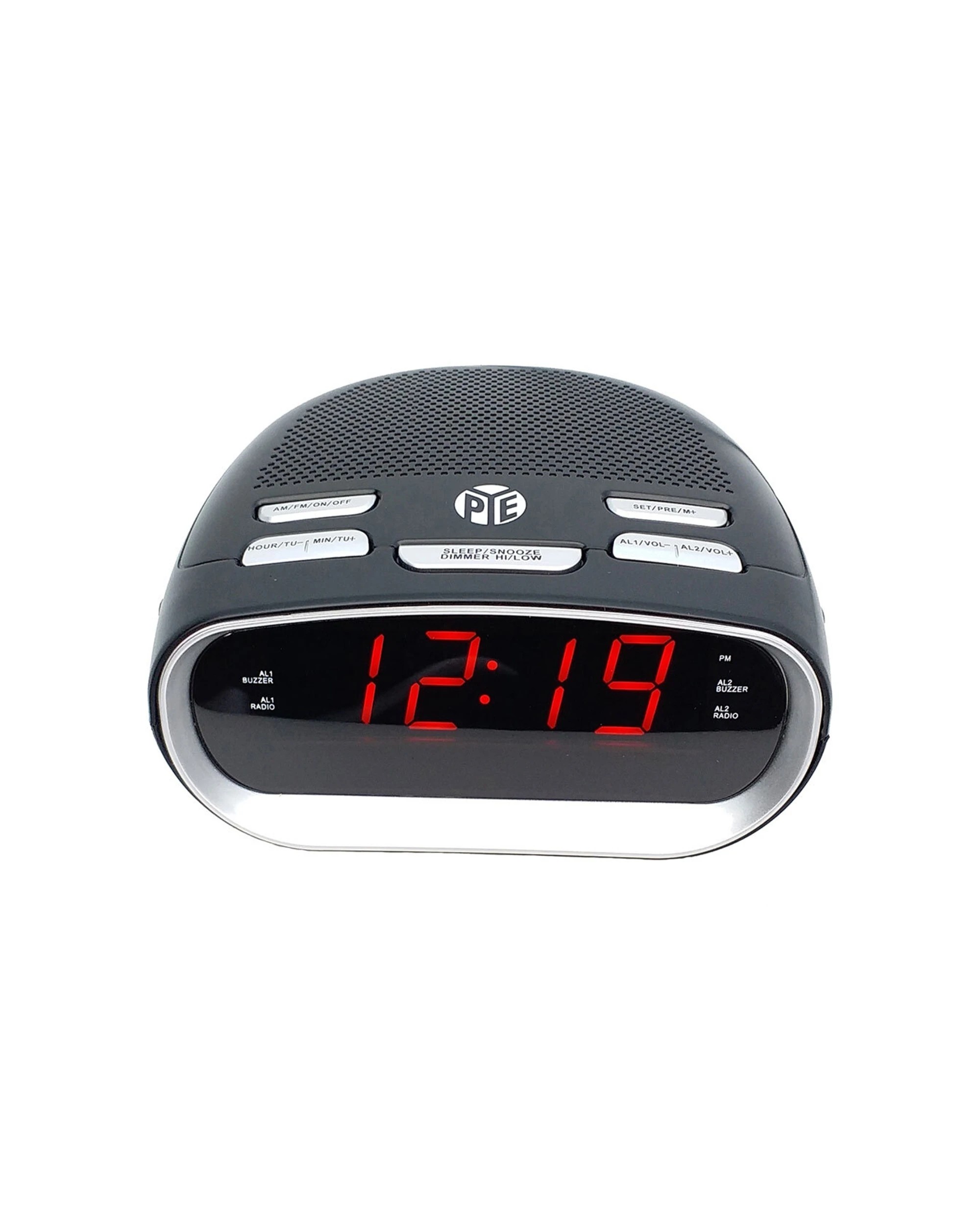 1 Pye Radio Clock With Alarm Led Display Am Fm Snooze Sleep Function, 1 of 1