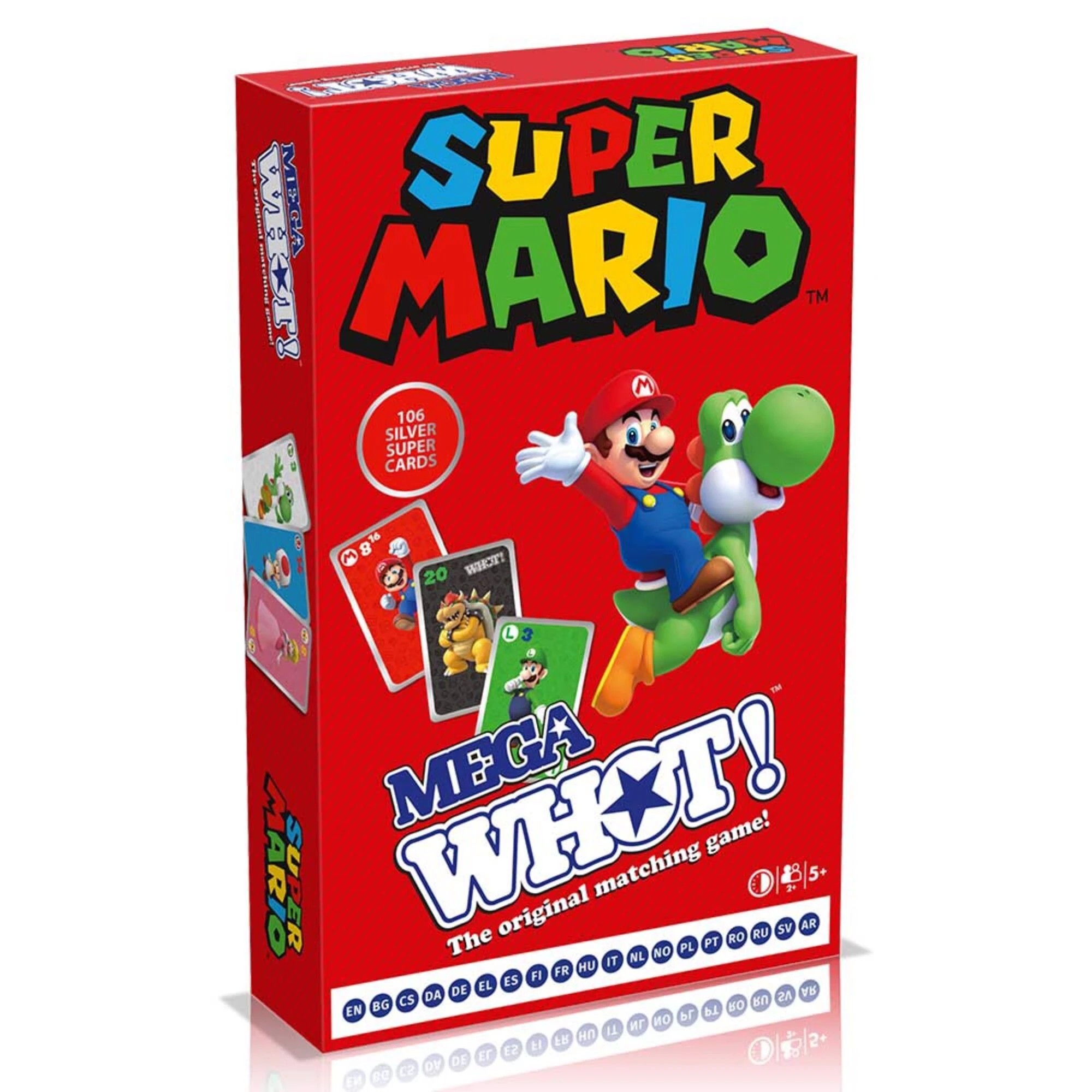 1 Nintendo - Super Mario Mega Whot Matching Card Game, 1 of 3