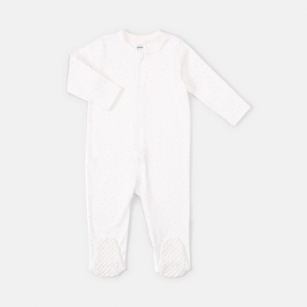 5 3 Pack Coveralls Gry Dots, 5 of 10