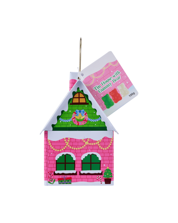 Tin House with Gummy Bear 100g