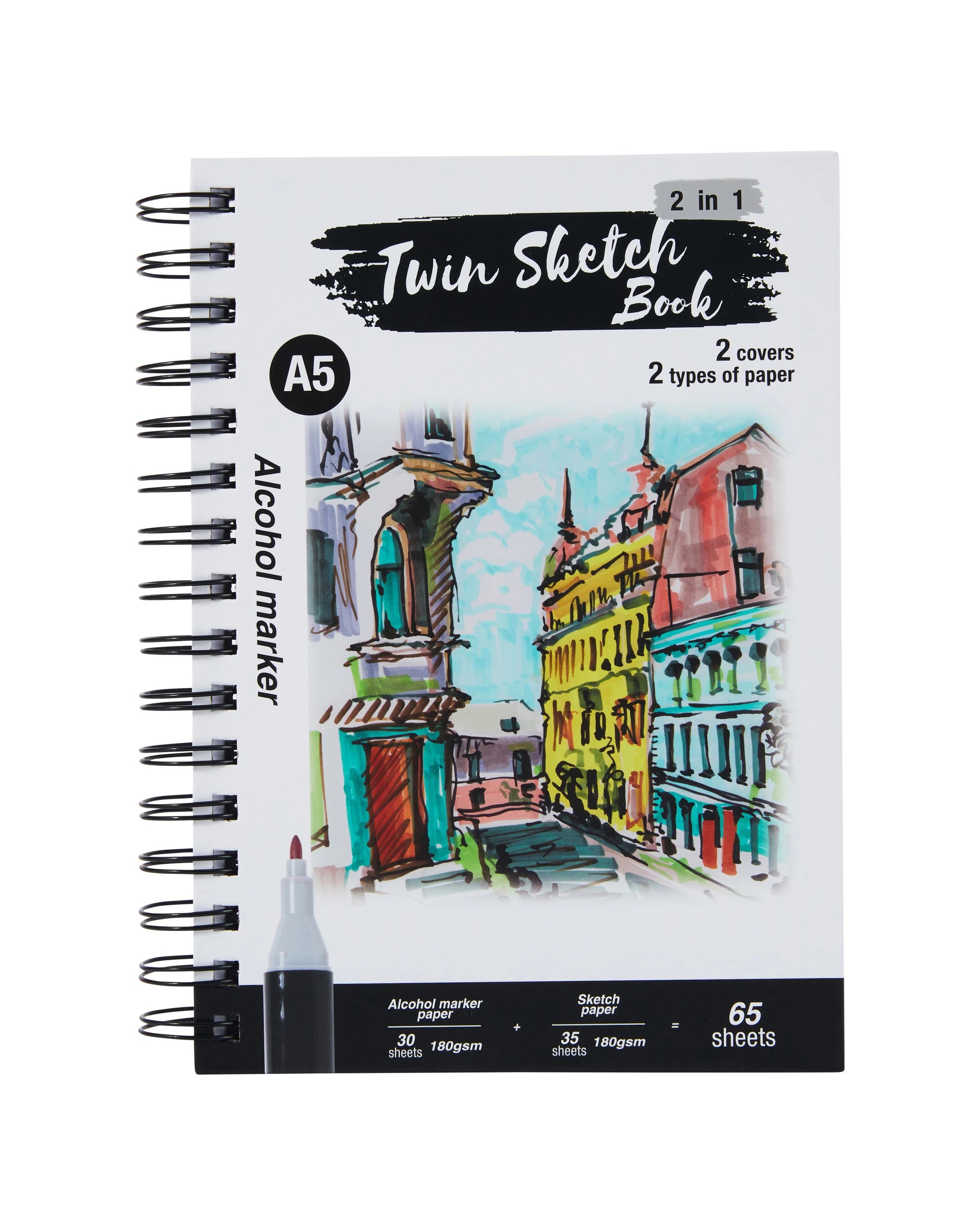 1 Dual Paper Sketch Book, 1 of 6