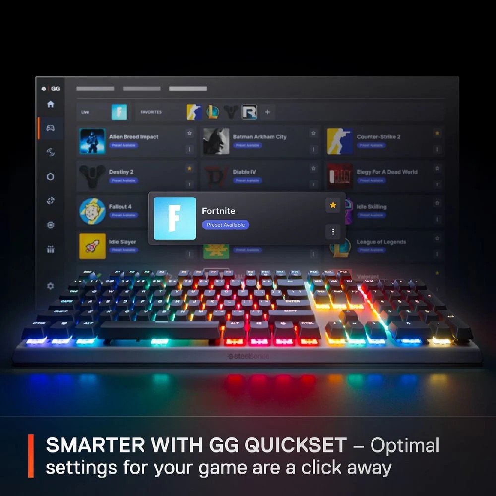 10 SteelSeries Apex Pro Gen 3 Gaming Keyboard Black, 10 of 10