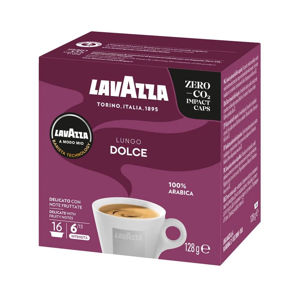 3 Lavazza A Modo Mio Lungo Dolce Capsules 16 Pack, 3 of 3