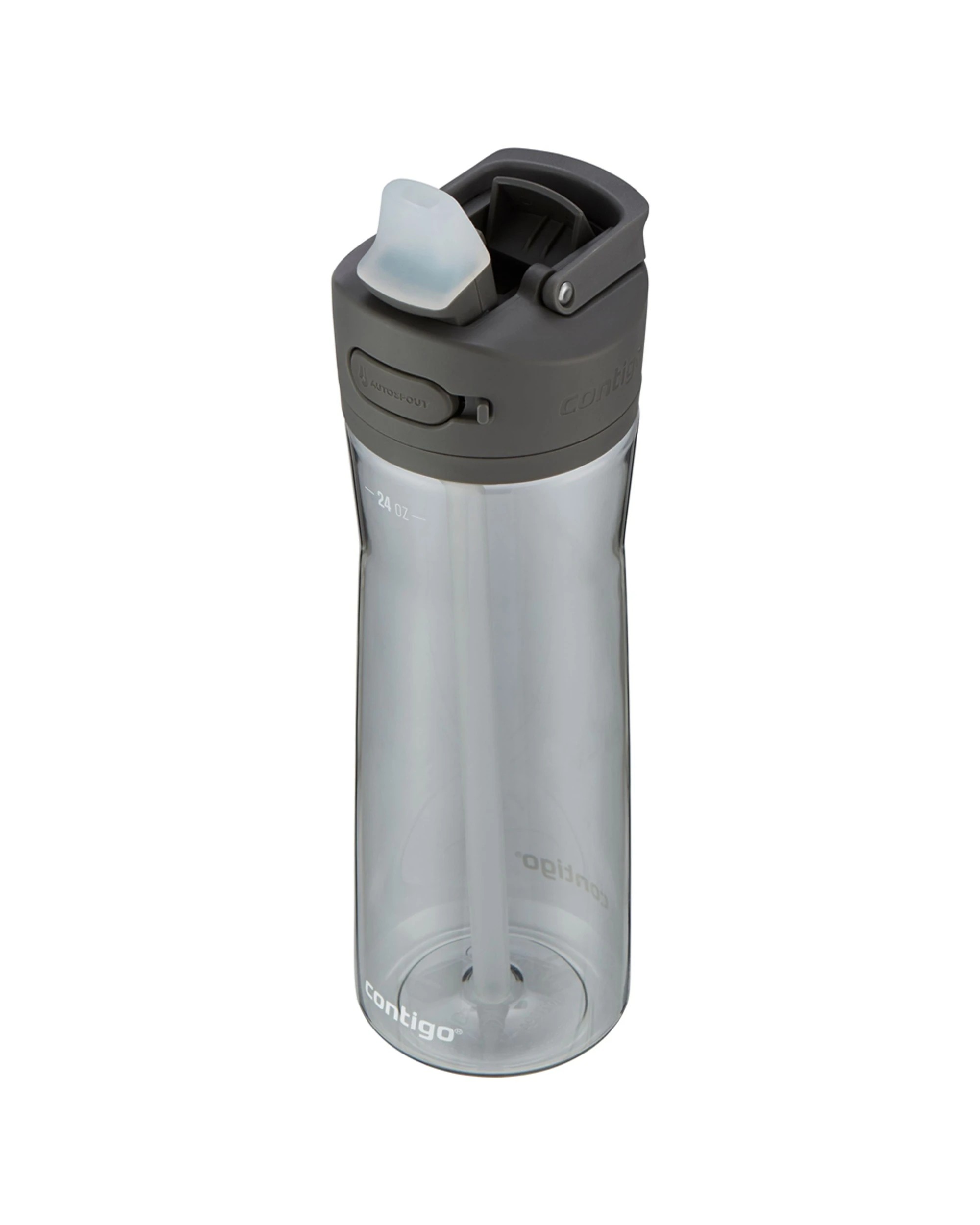 2 Contigo Ashland 2.0 Autospout Bottle 709ml Tritan Leakproof Push Button Hydration - Grey, 2 of 7