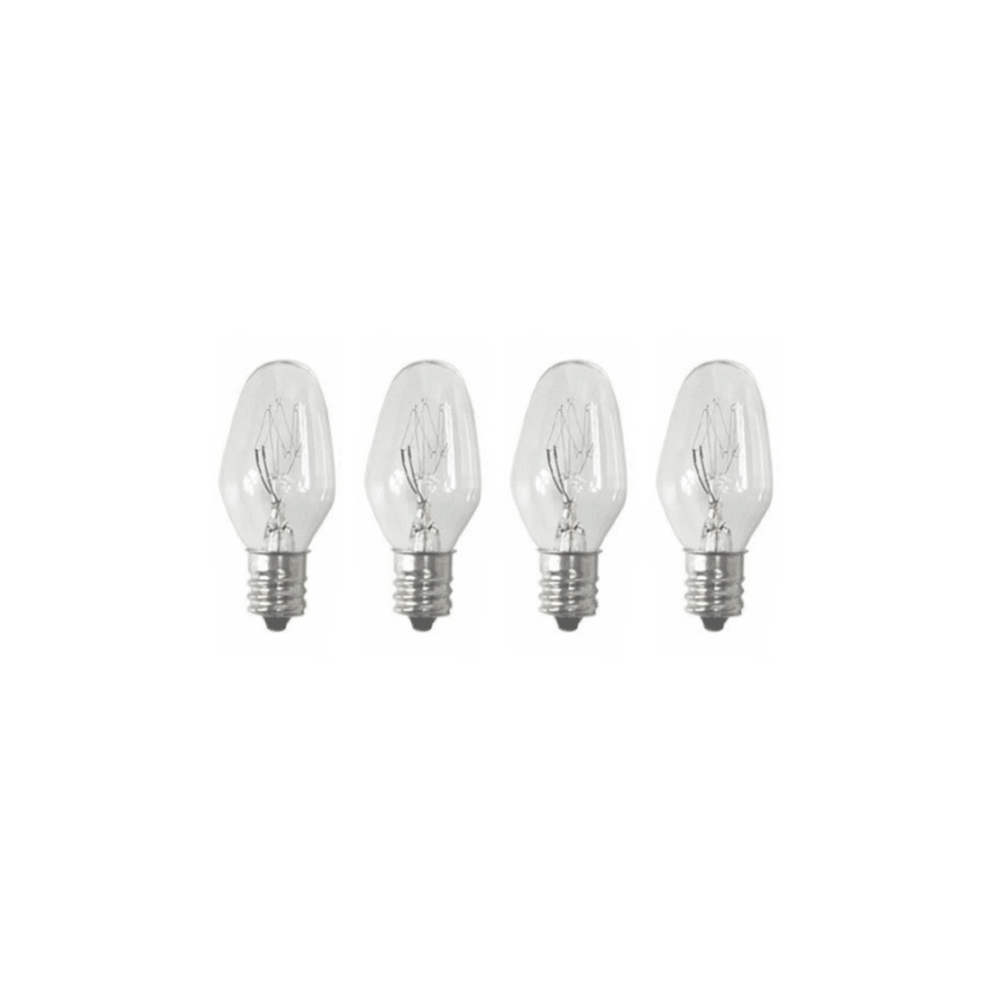 1 Sansai 4pk 7w/240v E12 Replacement Bulb Clear For Night Light Db-458/db-459
 - Clear, 1 of 3