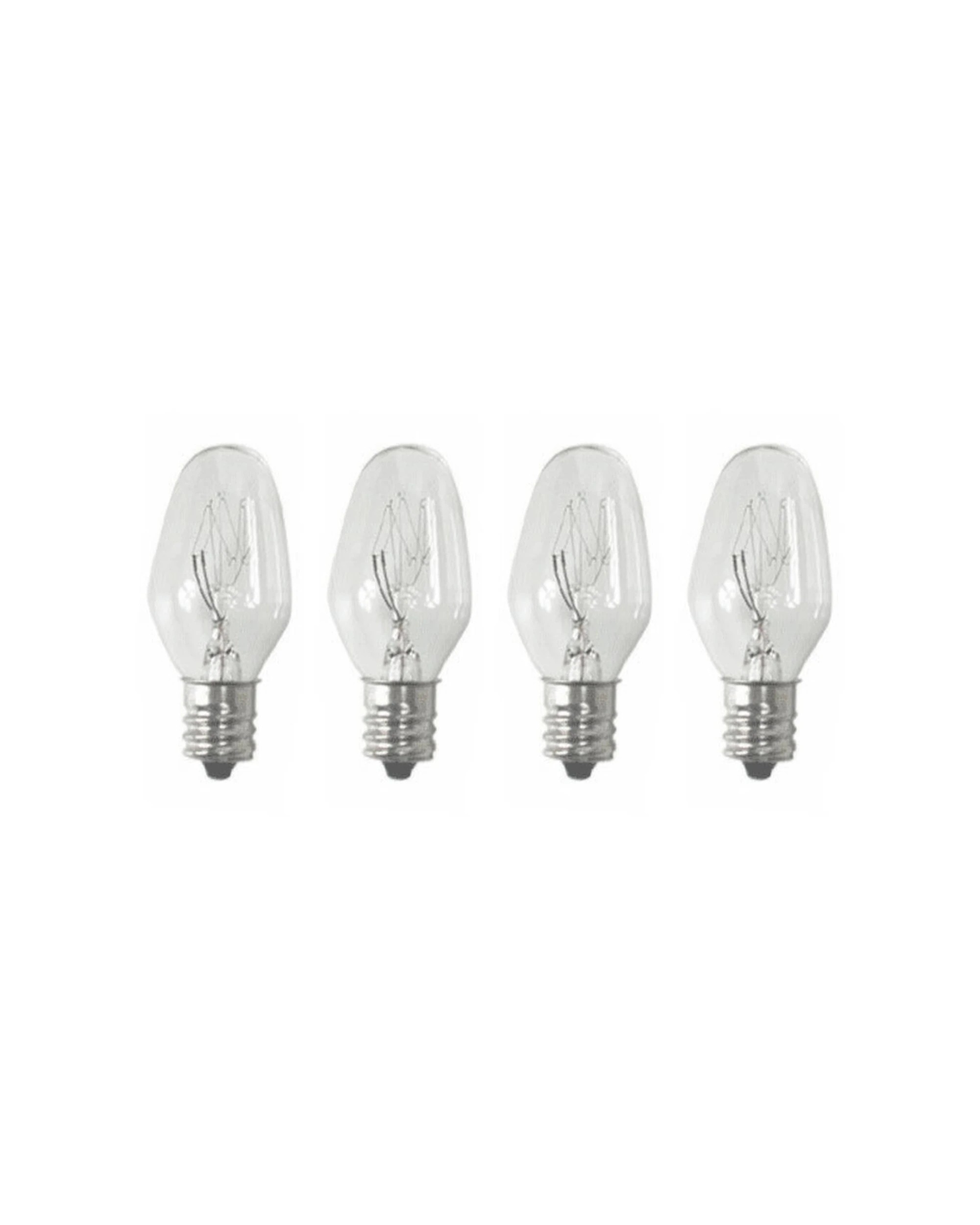 1 Sansai 4pk 7w/240v E12 Replacement Bulb Clear For Night Light Db-458/db-459
 - Clear, 1 of 3