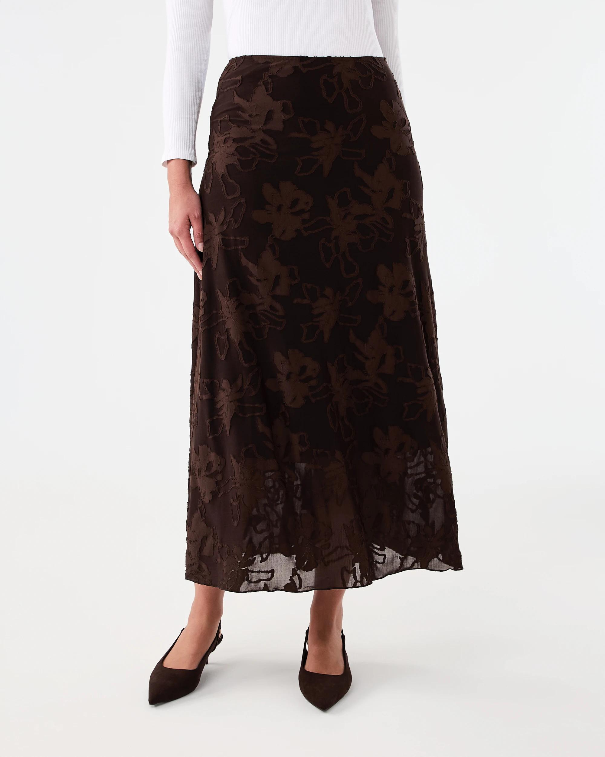 1 Jacquard Skirt Melt Brown, 1 of 5