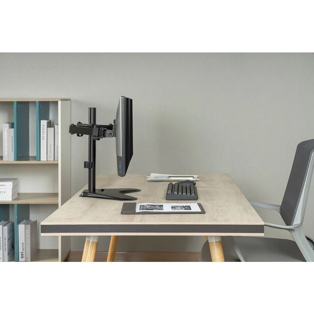 9 Keji Dual Monitor Pole Stand 17"-32", 9 of 10