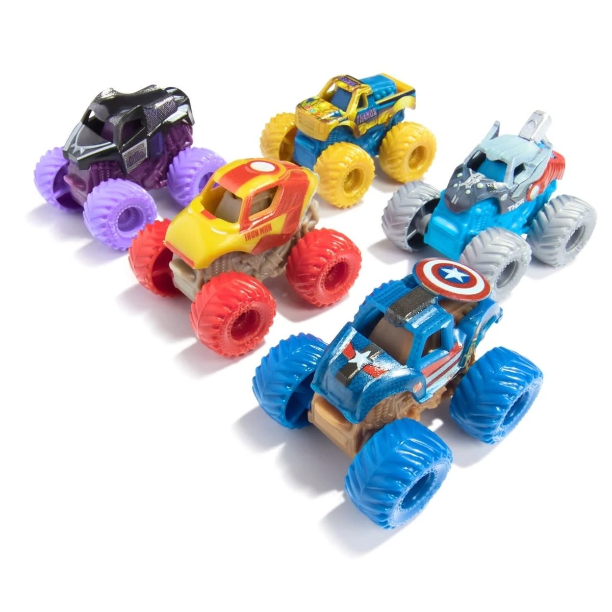 3 5 Pack Marvel Monster Jam Mini Jams Vehicle, 3 of 8