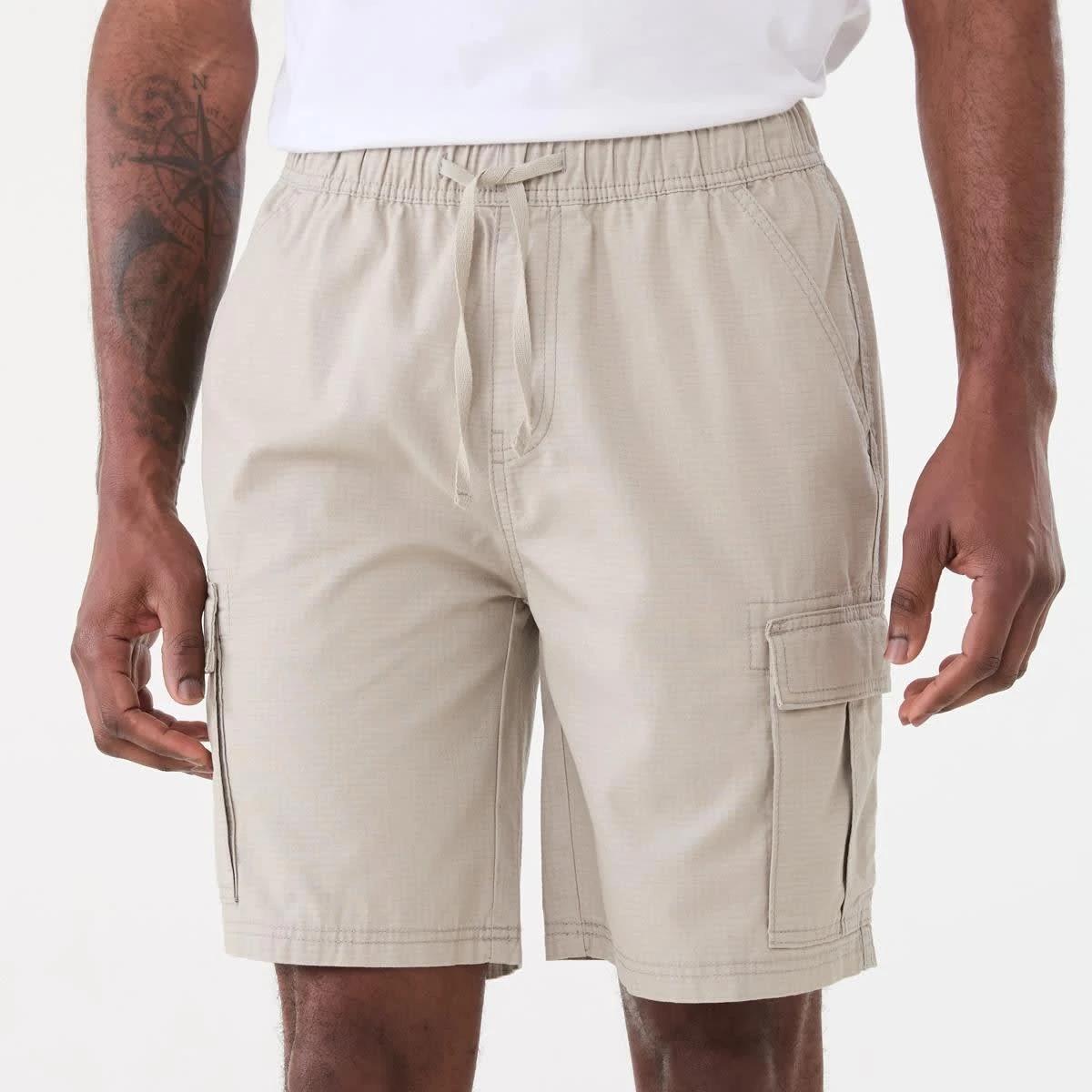 1 Textured Cargo Shorts SPACE DUST, 1 of 6