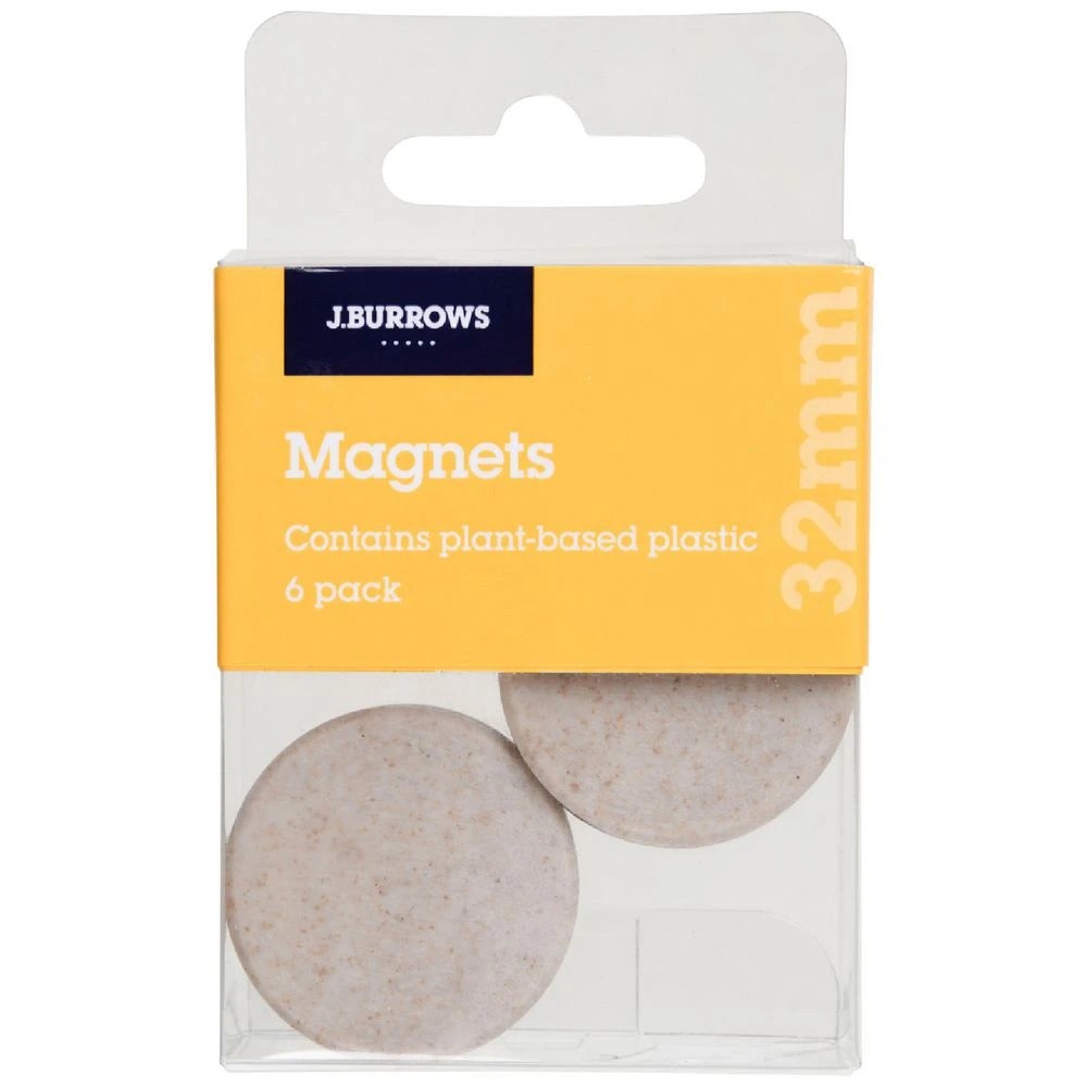 1 J.Burrows Wheat Straw Magnets 6 Pack, 1 of 4