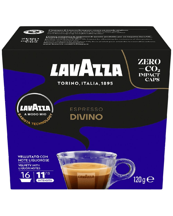 Lavazza A Modo Mio Espresso Coffee Capsules Divino 16 Pack