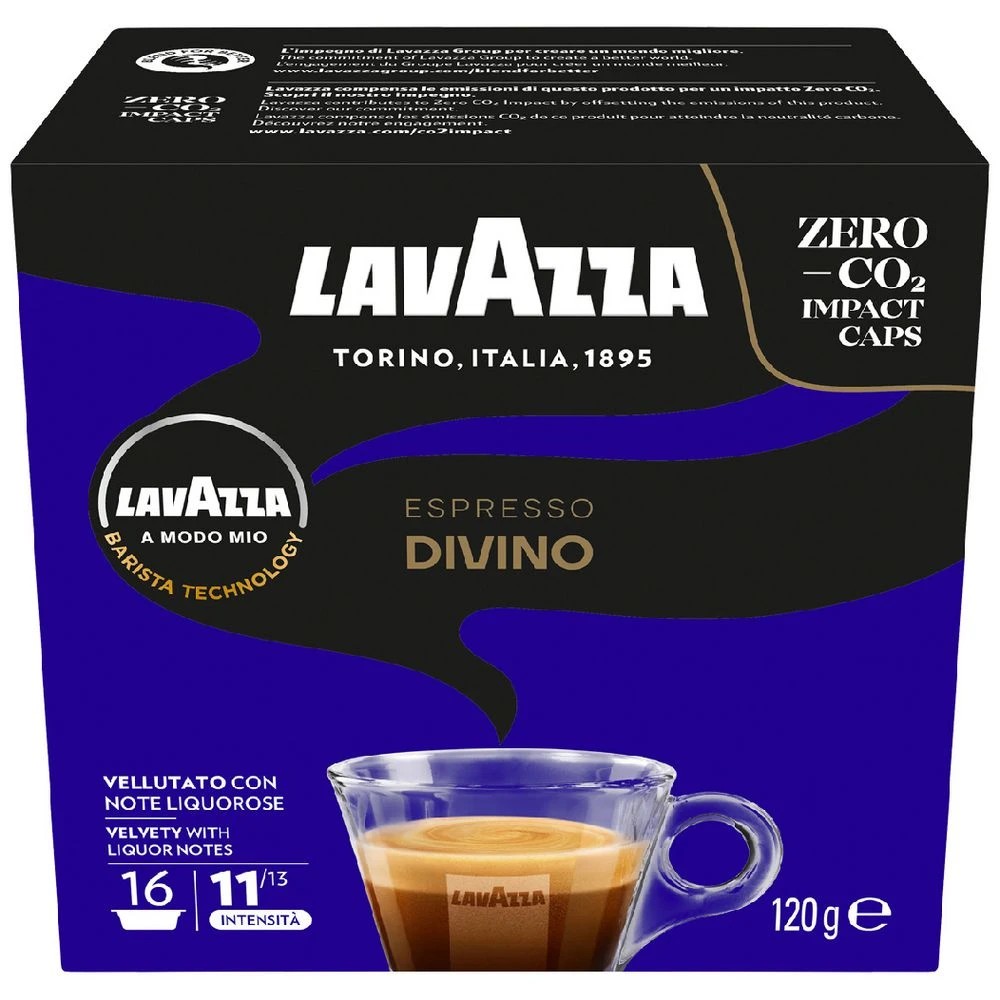 1 Lavazza A Modo Mio Espresso Coffee Capsules Divino 16 Pack, 1 of 1