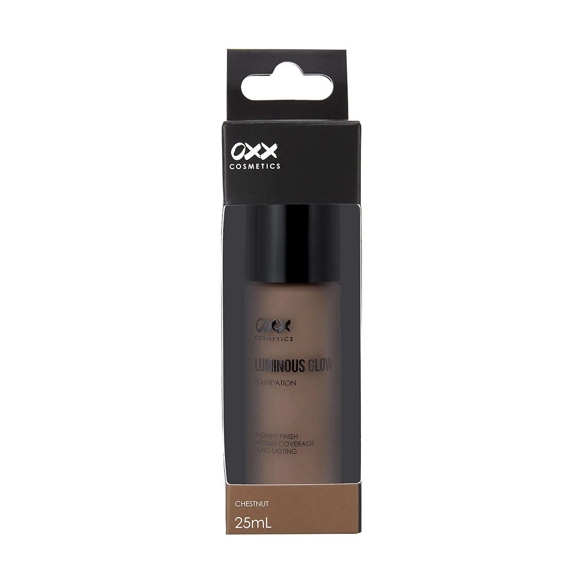 2 OXX Cosmetics Luminous Glow Foundation - Chestnut, 2 of 6