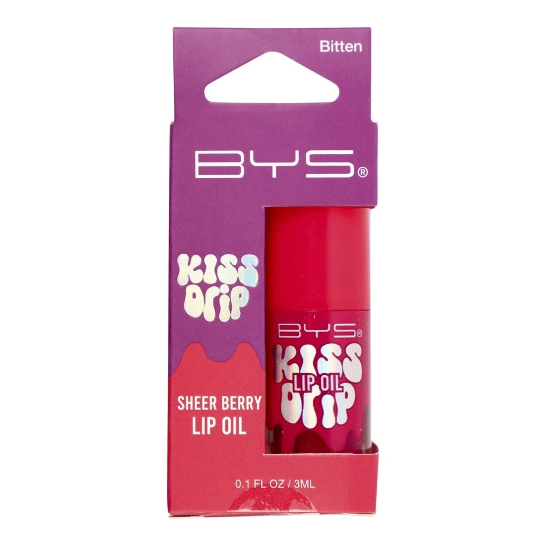 1 BYS Kiss Drip Lip Oil 3ml - Bitten Sheer Berry, 1 of 3