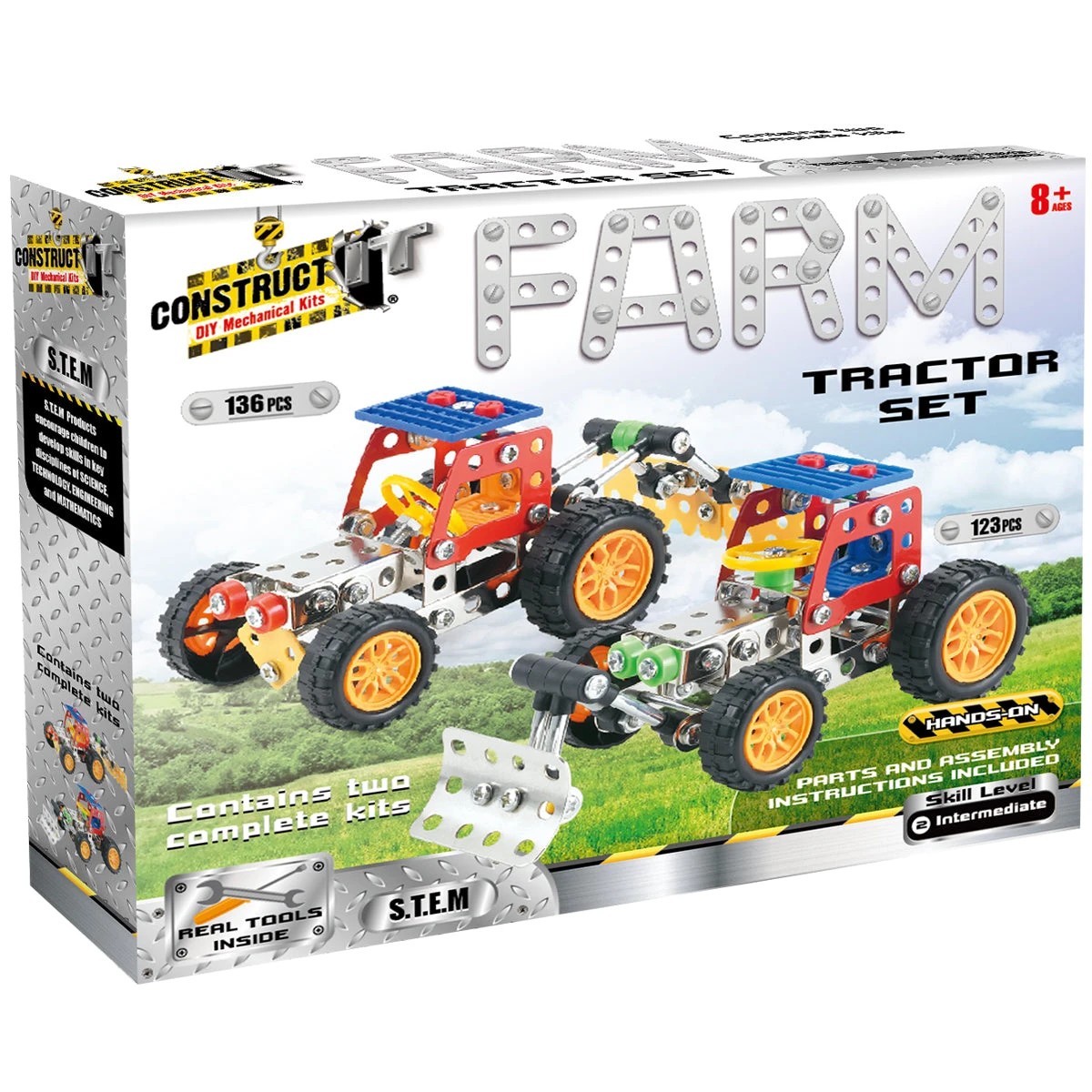 1 Construct-It Farm Tractor Set, 1 of 5