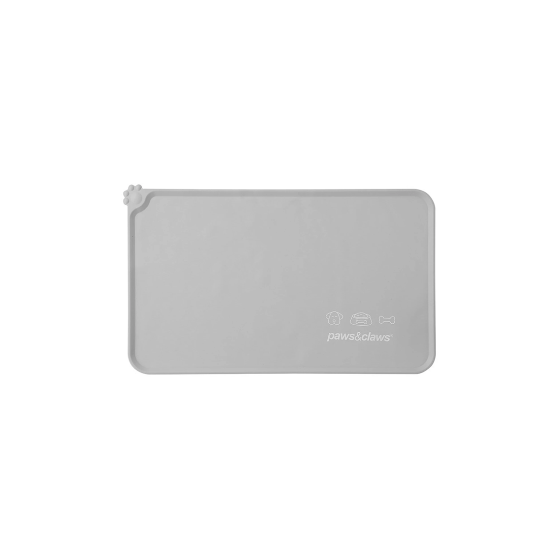 3 Paws And Claws 49x30cm Non Slip Silicone Pet Food Mat Assorted Colours
 - Orange, 3 of 5