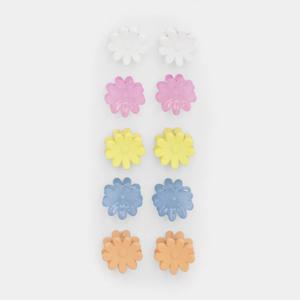10 Pack Daisy Mini Hair Clips
