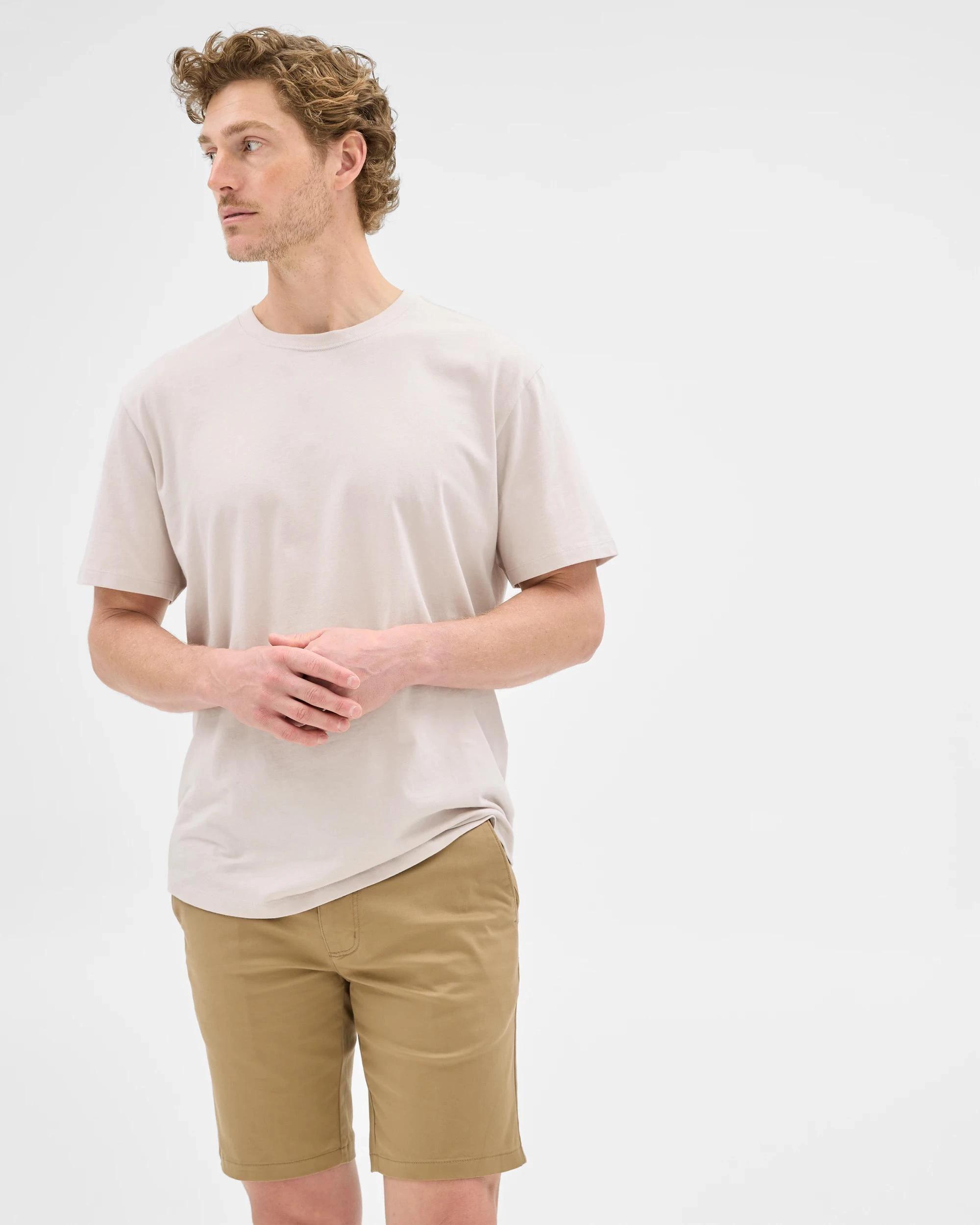 1 Target Australian Cotton Blend Slim Chino Shorts SEPIA TINT, 1 of 7