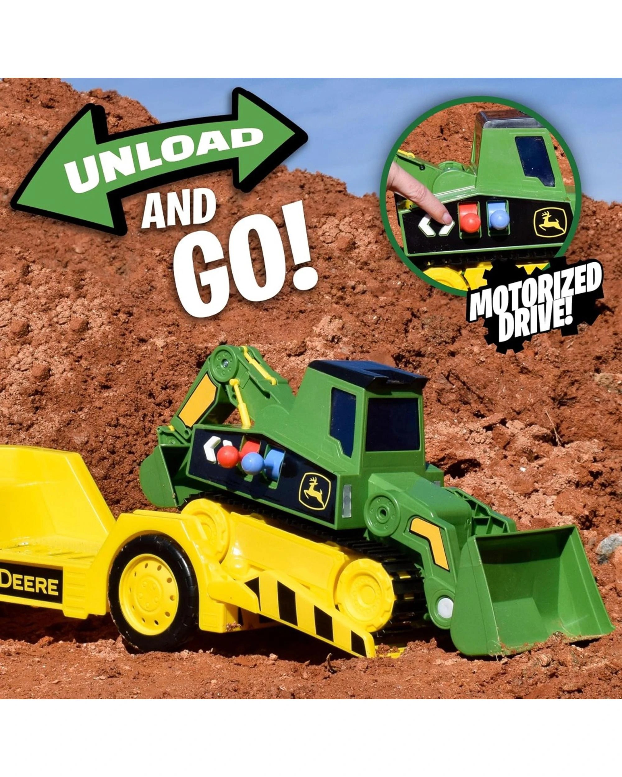 6 TOMY John Deere Kids 2-in-1 Mega Mover Truck, 6 of 7