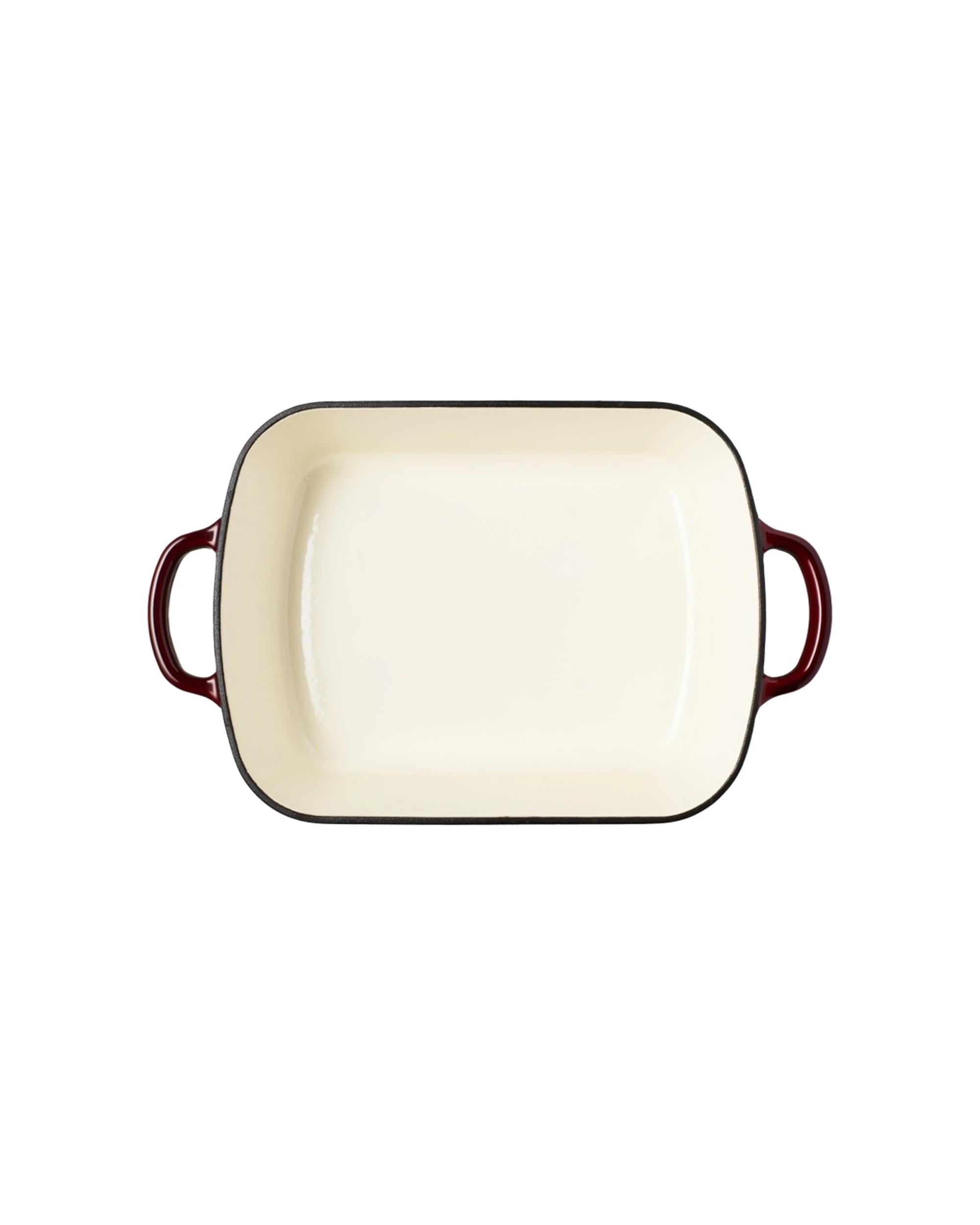 4 Maxwell & Williams Cast Iron Roaster 5L Capacity Bakeware 34x26cm Merlot - Red, 4 of 6