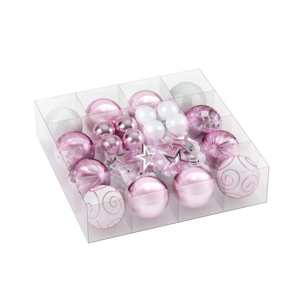 1 Jingle Jollys 33pcs Christmas Tree Decorations Set Baubles Ornaments Party - Multi, 1 of 6