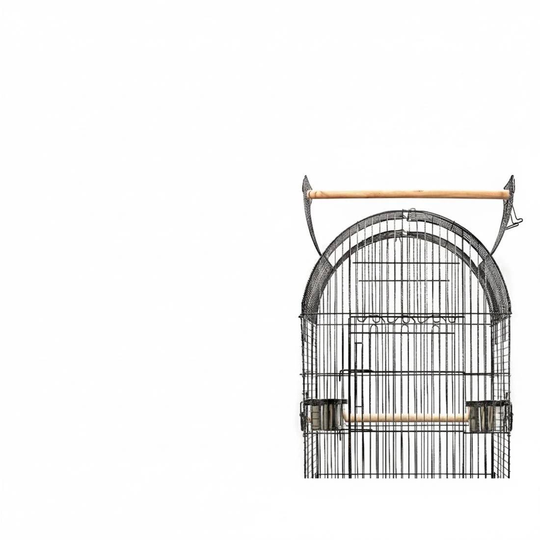 4 i.Pet Bird Cage 150cm Large Aviary - Black, 4 of 9