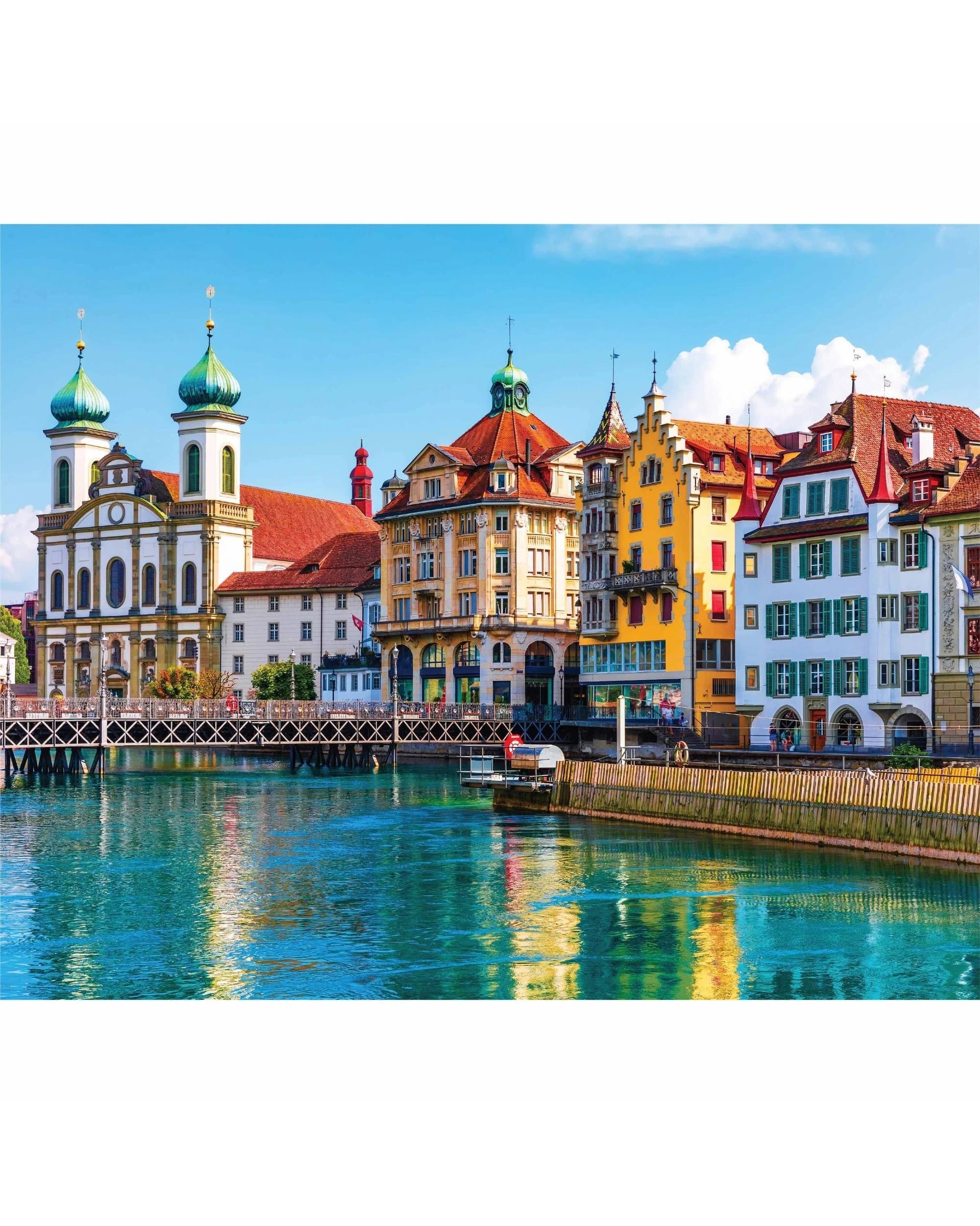 2 Hinkler Mindbogglers Lucerne Switzerland 1000 Piece Puzzle, 2 of 3