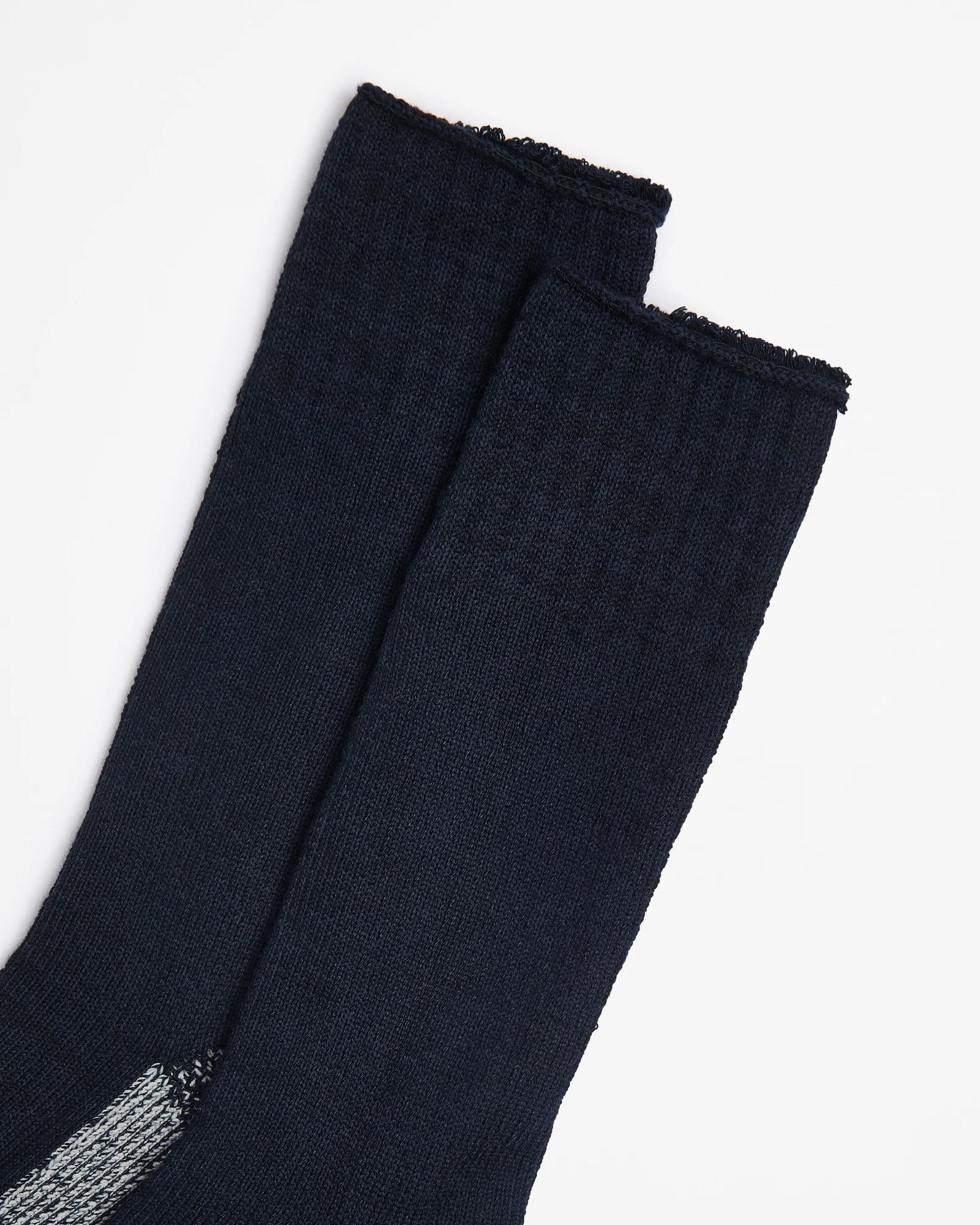 2 2 Pack Bamboo Outdoor Socks - Graphite BLACK/GREYS, 2 of 3