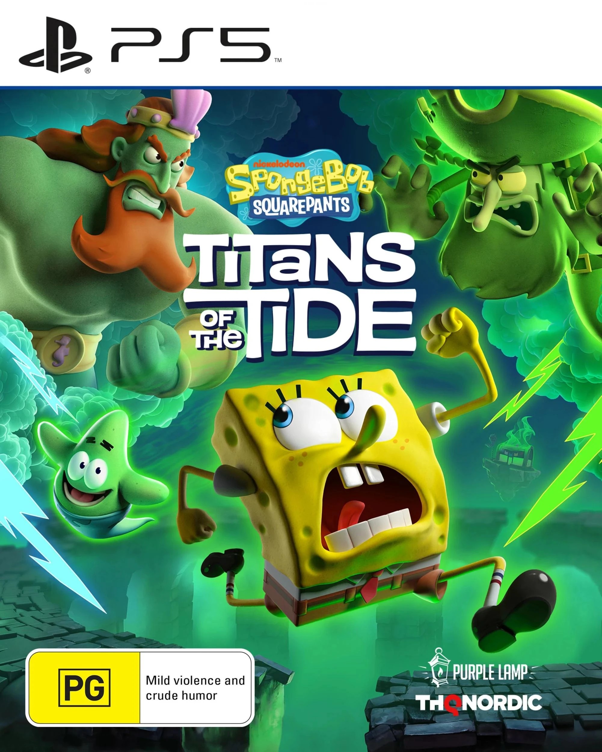 1 SpongeBob SquarePants: Titans of the Tide - PlayStation 5 - Multi, 1 of 5
