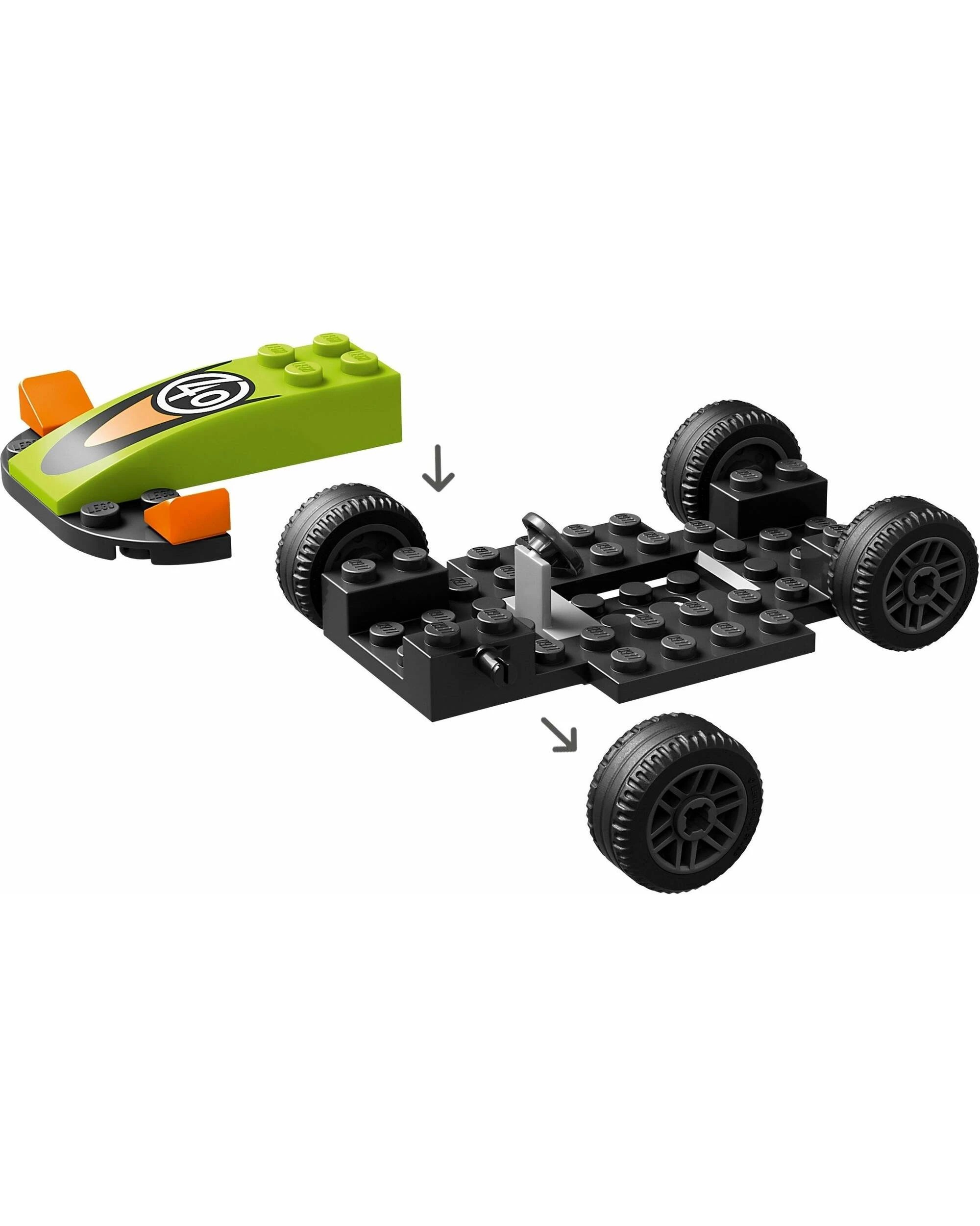 3 LEGO City Green Race Car 60399, 3 of 5