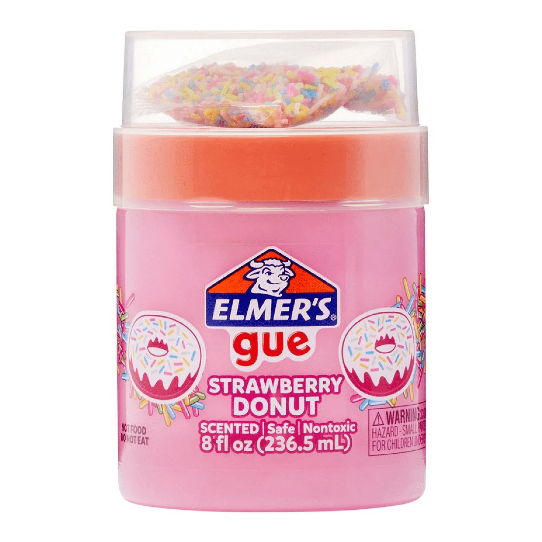 1 Elmer's Premade Slime Strawberry Donut Mix-in Gue 236.5mL, 1 of 6