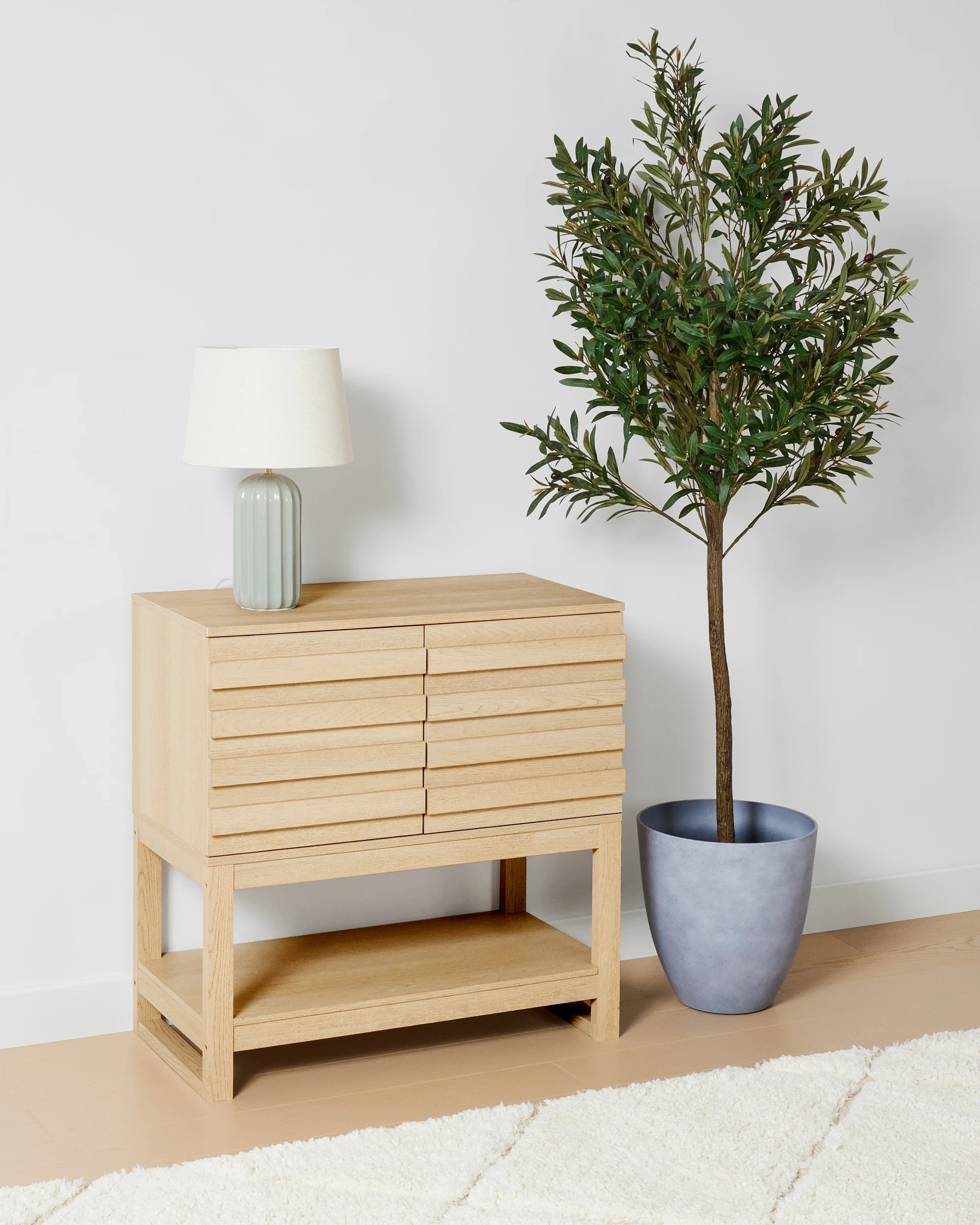 2 Sadie 2 Door Cabinet with Shelf, 2 of 8