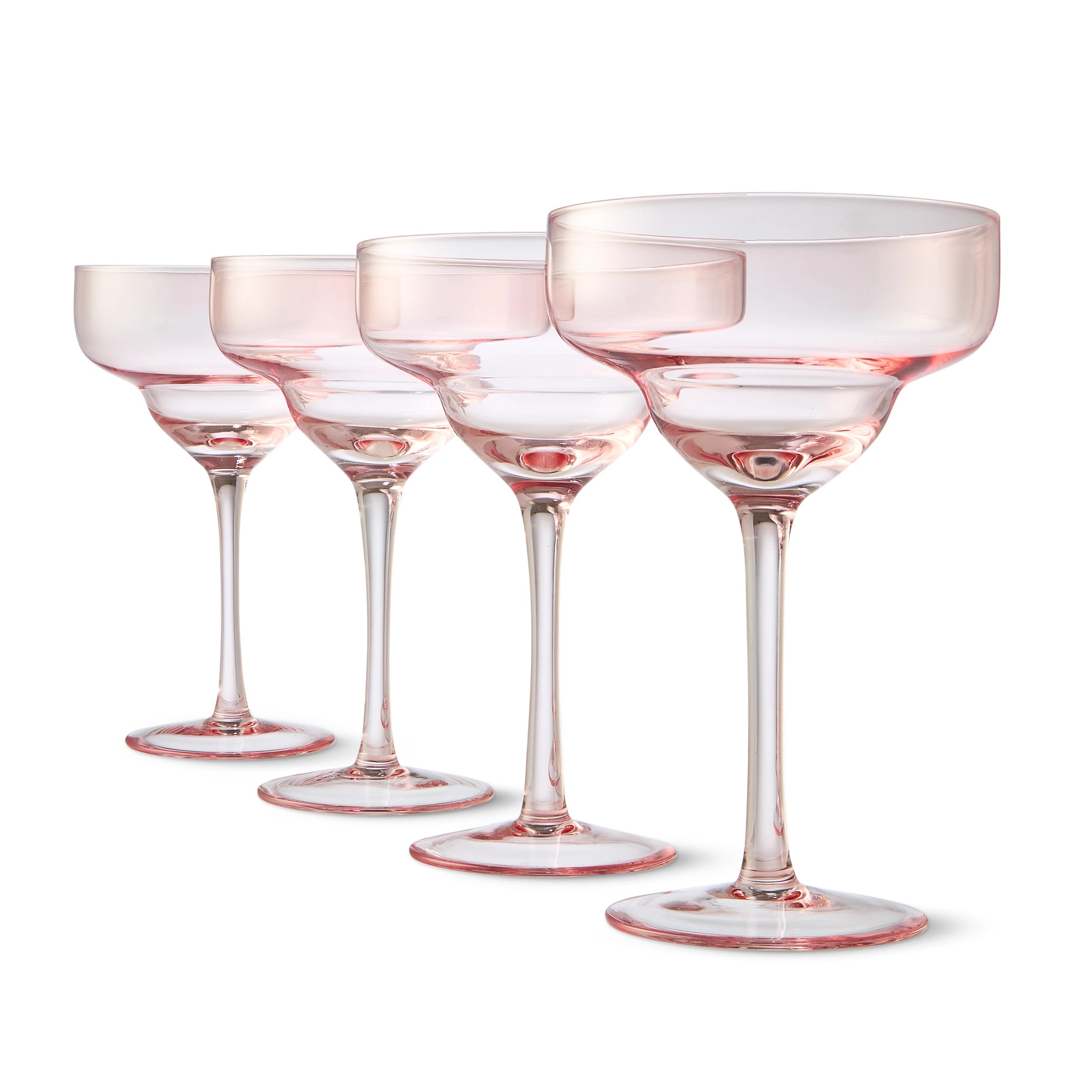 1 4 Pink Margarita Glasses, 1 of 6