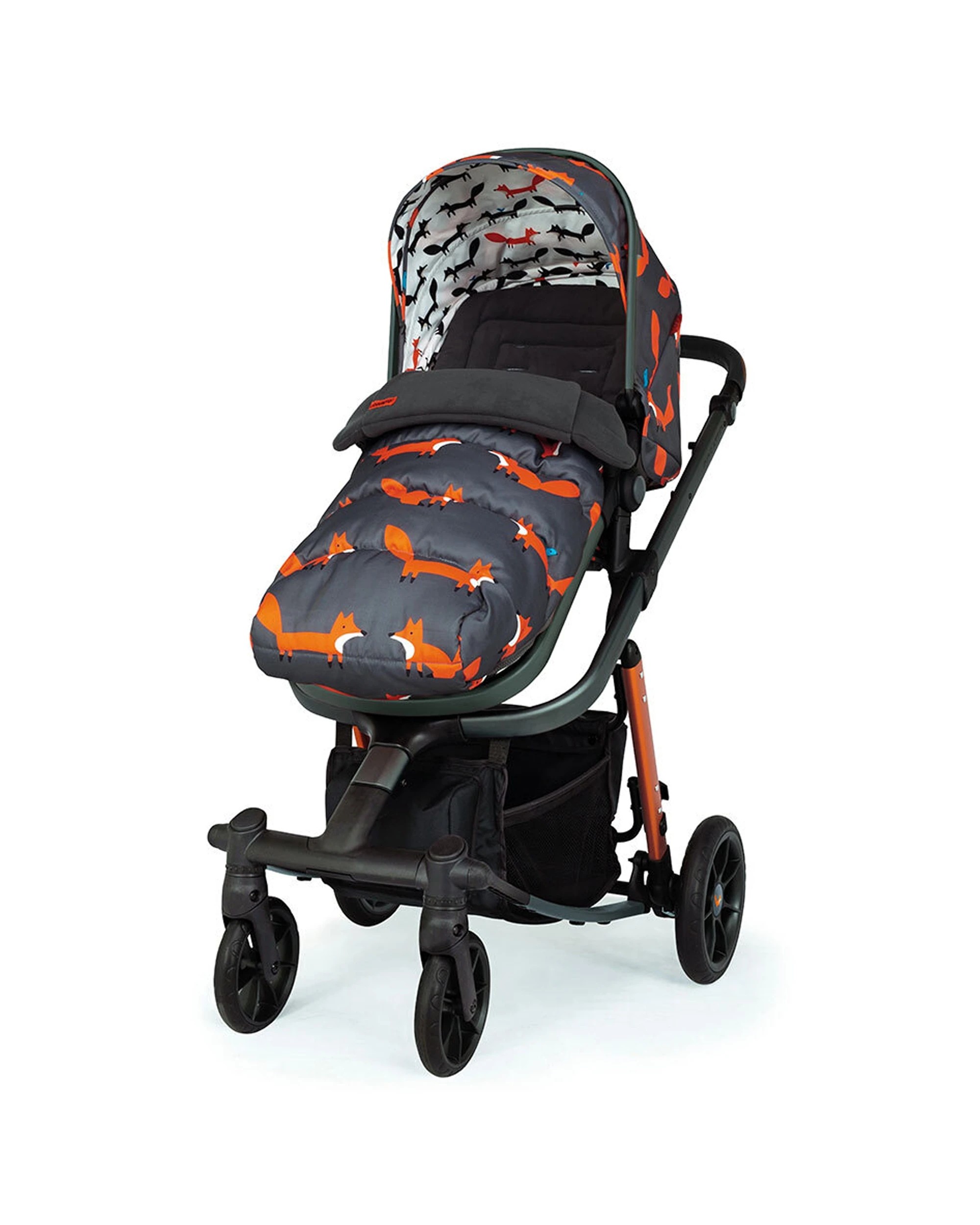 7 Cosatto Giggle Quad Pram & Push Chair 0m+ Reversible Seat Premium Mr Fox - Multi, 7 of 7