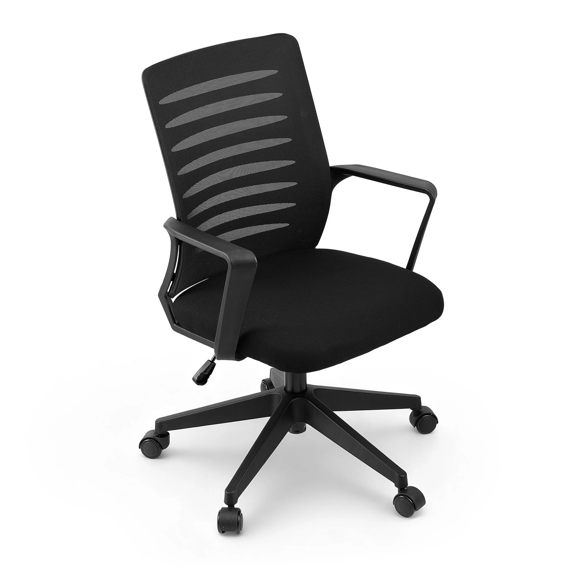 1 Artiss Ergonomic Office Chair Mesh Computer Desk Chairs with Lumbar Support - Black, 1 of 7