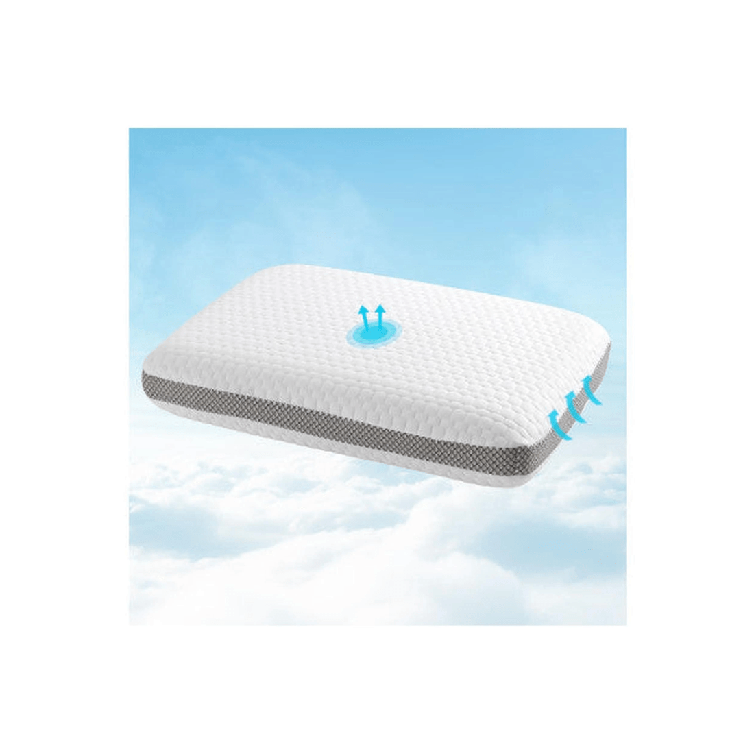 7 Giselle Memory Foam Pillow - White, 7 of 7