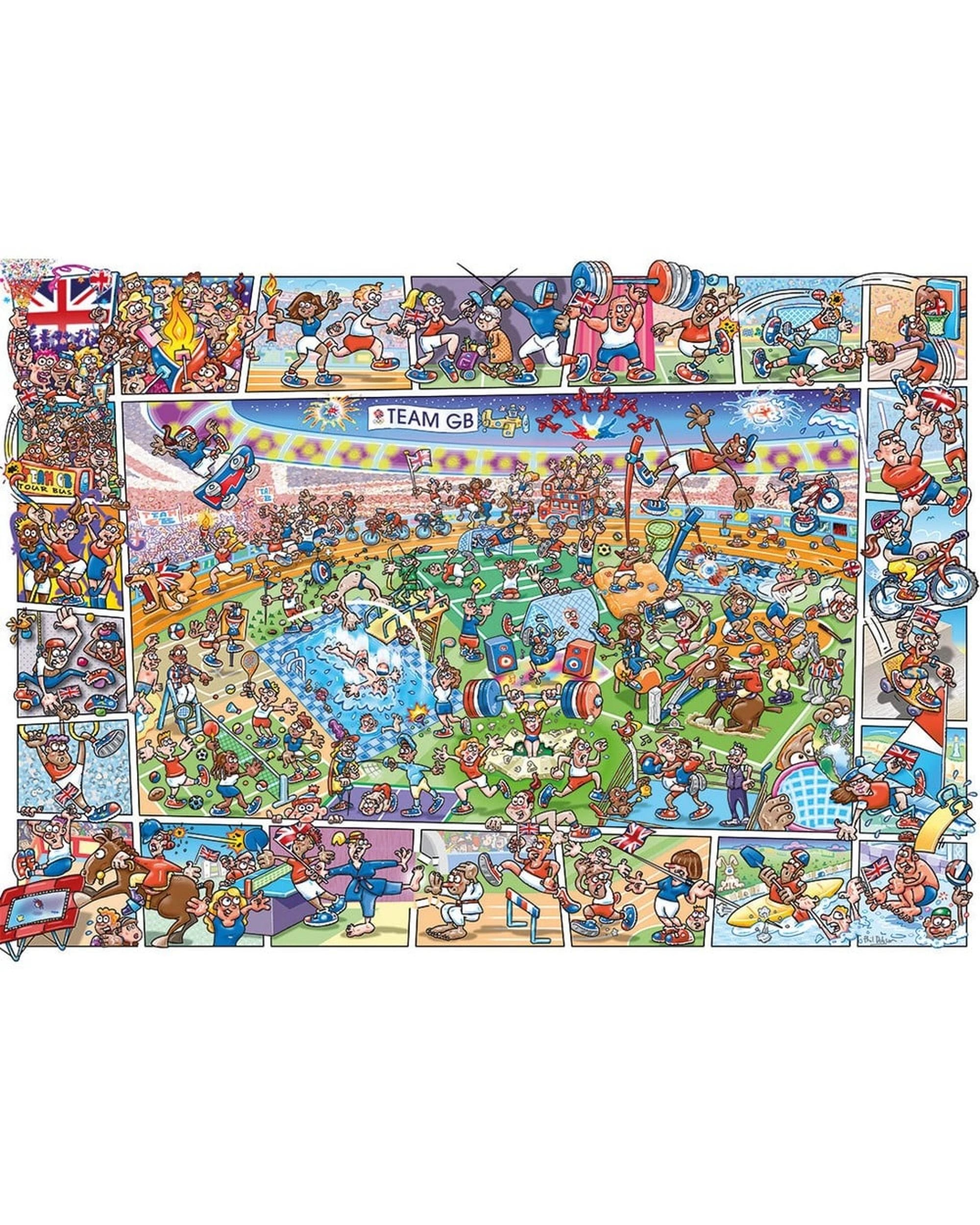 2 Gibsons Jokesaws Medals in the Making 1000 Piece Jigsaw Puzzle, 2 of 4
