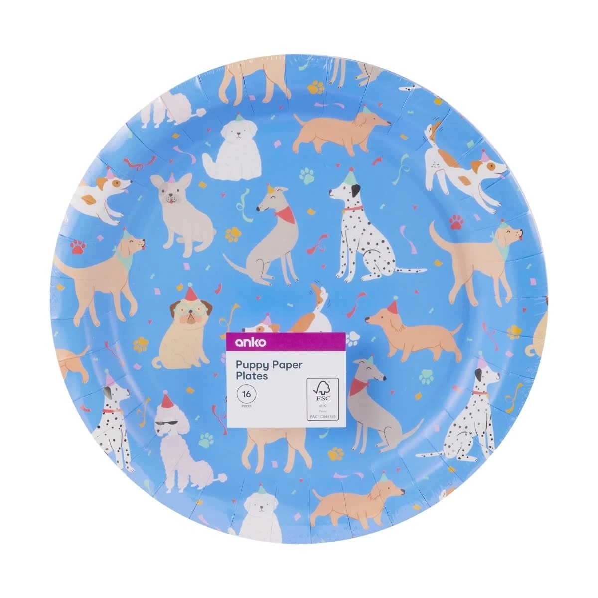 6 16 Piece Puppy Paper Plates, 6 of 6