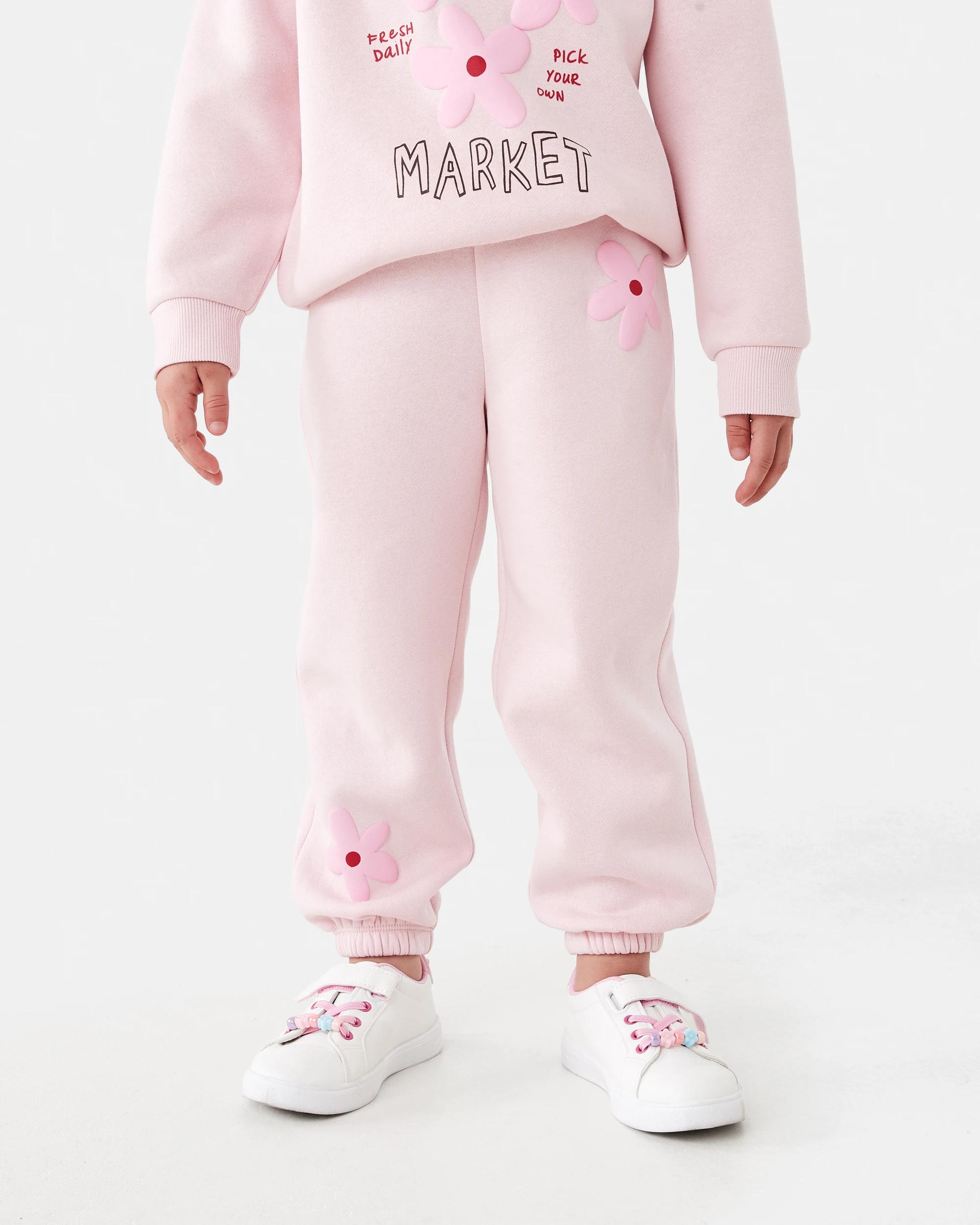 1 Print Trackpants Pnk Flwr, 1 of 7