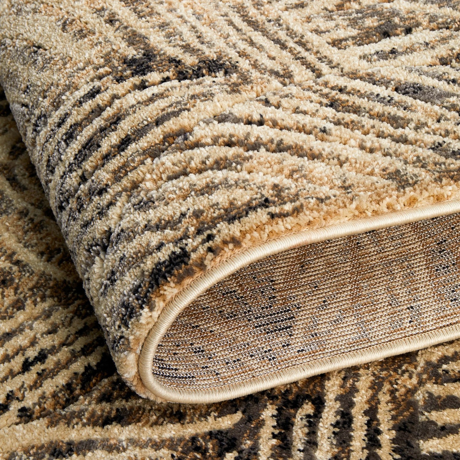 9 Common Ground Rugs Wonderland 230x160cm - Medium Power Loomed Pet Friendly Floor Rug - Beige, 9 of 9