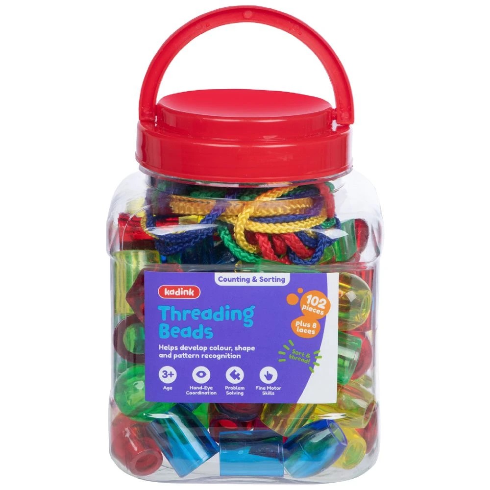 1 Kadink Threading Beads Jar 102 Pack, 1 of 2